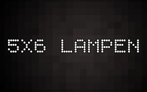 5x6 Lampen: The Dotted Display Font That Brings Ideas to Life