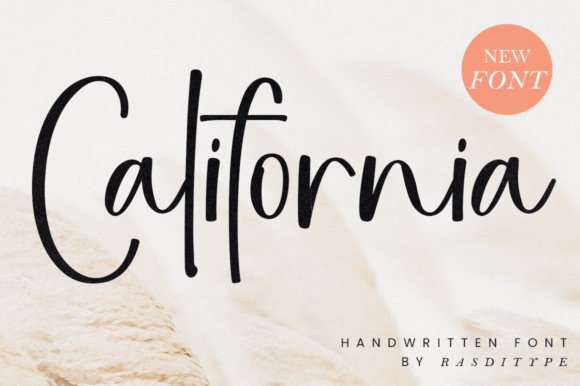 California Font: A Handwritten Typeface for Modern Brands