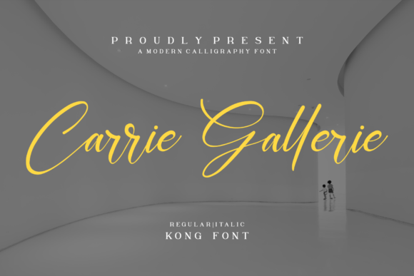 Carrie Gallerie: The Script Font for Effortless Brand Elegance