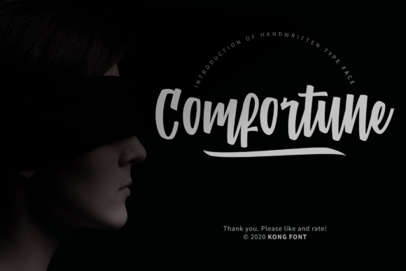 Comfortune: A Handwritten Font for Authentic Design
