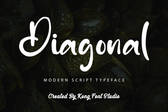 Diagonal: The Handwritten Font That Brings Energy to Your Brand