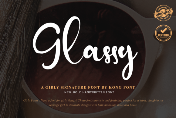 Glassy: The Handwritten Font with a Modern, Playful Edge