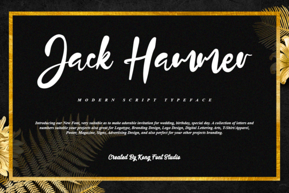 Jack Hammer: The Handwritten Script Font with Real Character