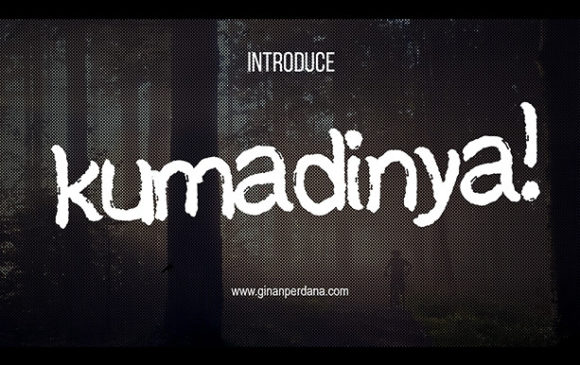 Kumadinya: The Quirky Brush Font That Brings Personality