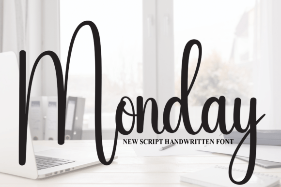 Monday: The Sweet, Handwritten Font That Feels Like a Hug