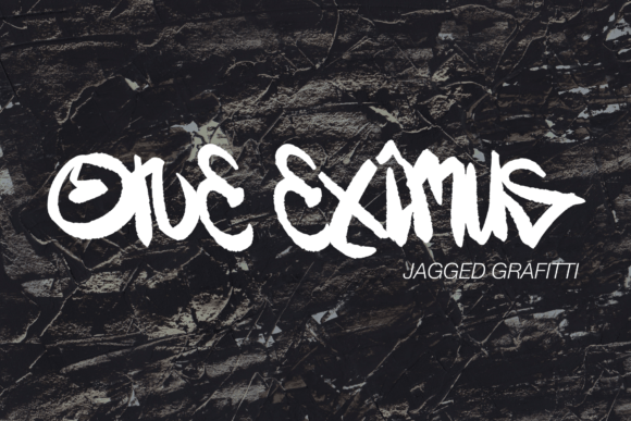 One Eximus: The Graffiti Display Font That Commands Attention