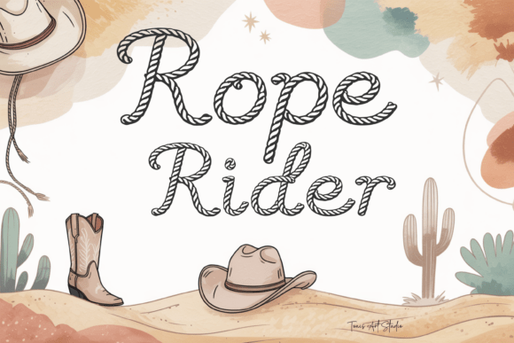 Rope Rider: The Authentic Western Typeface for Modern Makers