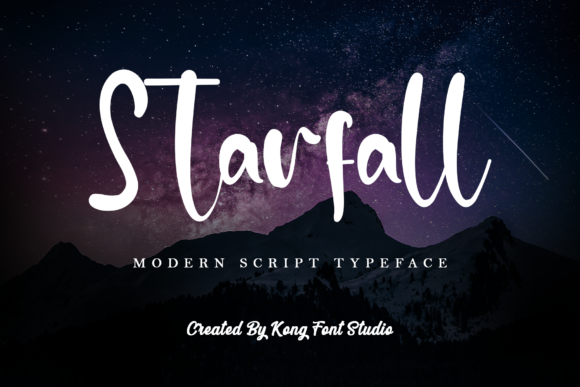 Starfall: A Handwritten Font That Feels Both Playful and Polished