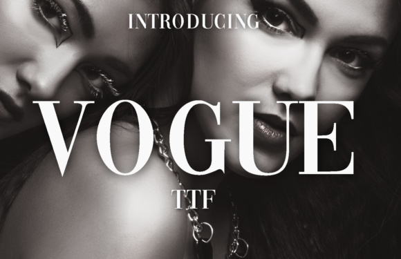 Vogue: The Font That Brings High-Fashion Elegance to Your Designs