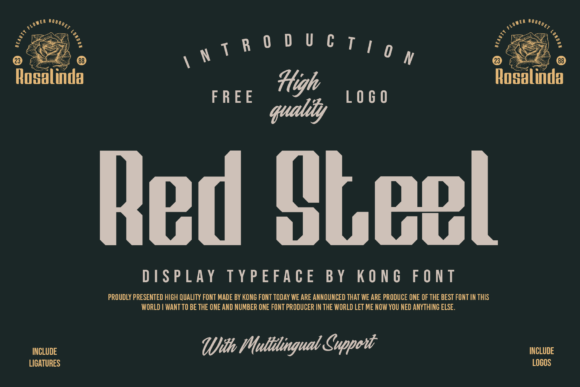 Why Red Steel is the Playful Script Font Your Brand Needs