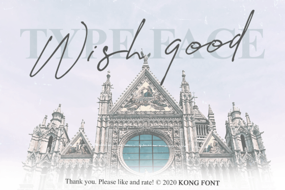 Wish Good: A Handwritten Font for Modern Creators